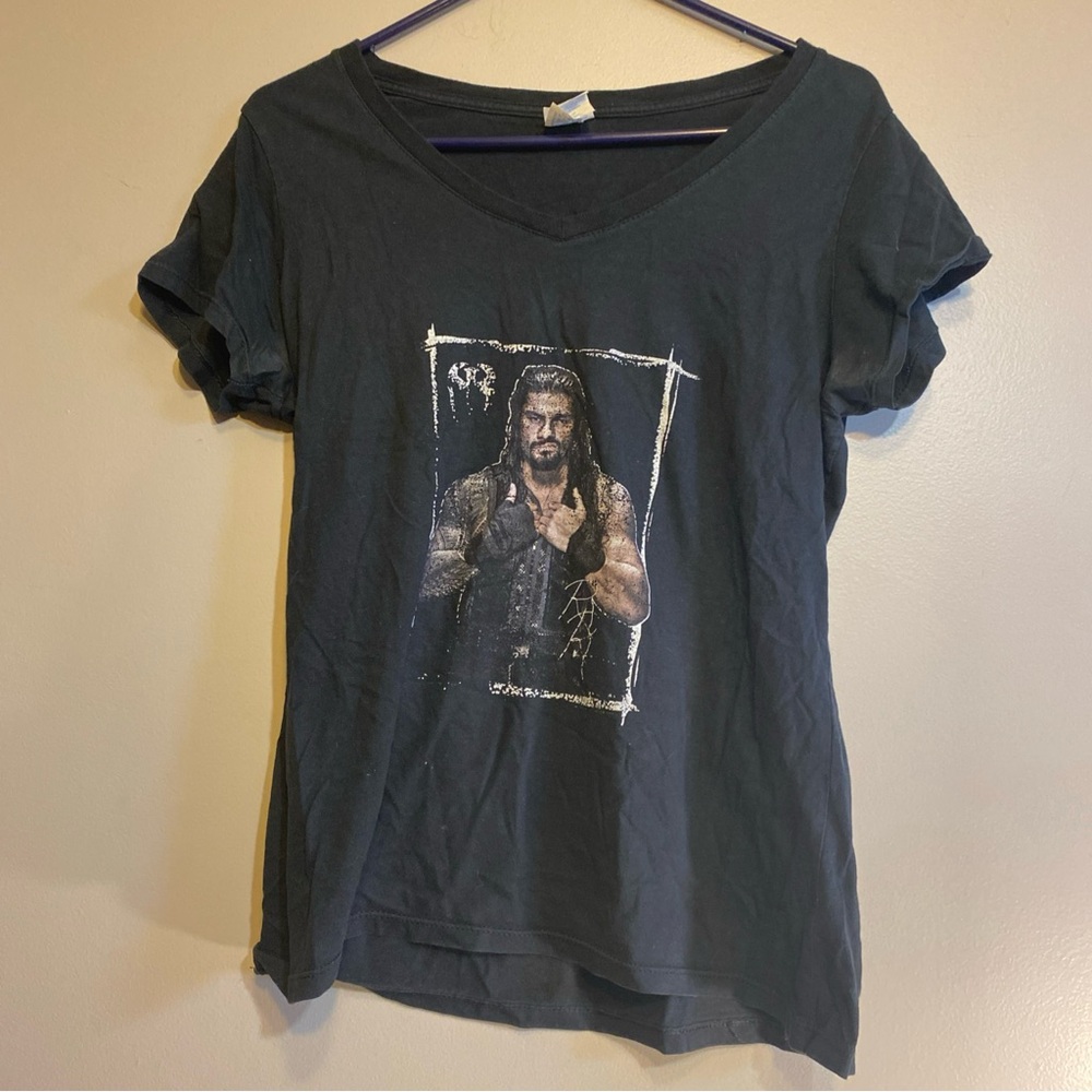 Roman Reigns Tshirt Ladies Sz Small The Shield WWE TNA AEW ECW WCW ROH Rare